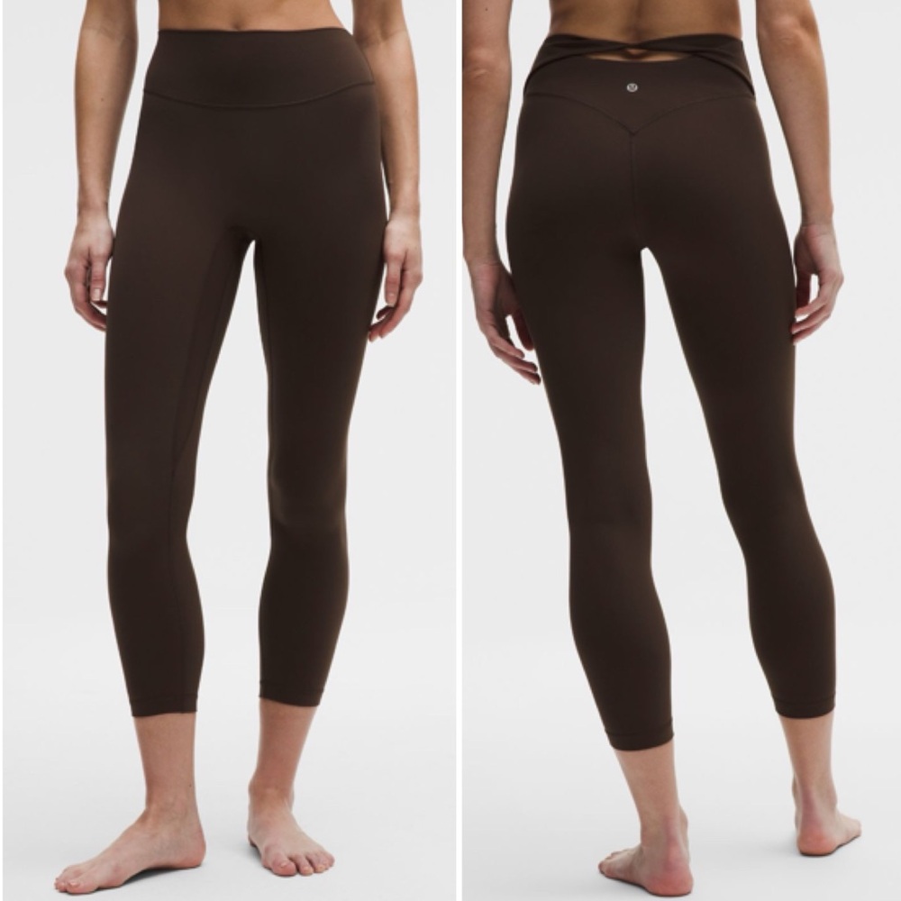 NWT lululemon Align No Line™ High-Rise
Twist Tight 25" Walnut Crunch